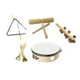 thumbnail image 2 of Wooden Music Educational Set Problem Solving Skills Early Learning Percussion 5pcs, 2 of 7