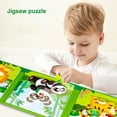 thumbnail image 3 of 1 Set Puzzle Toy Smooth Edges Colorful Portable Folding 3 in 1 Plane Puzzle Book Brain Game for Gift, 3 of 6
