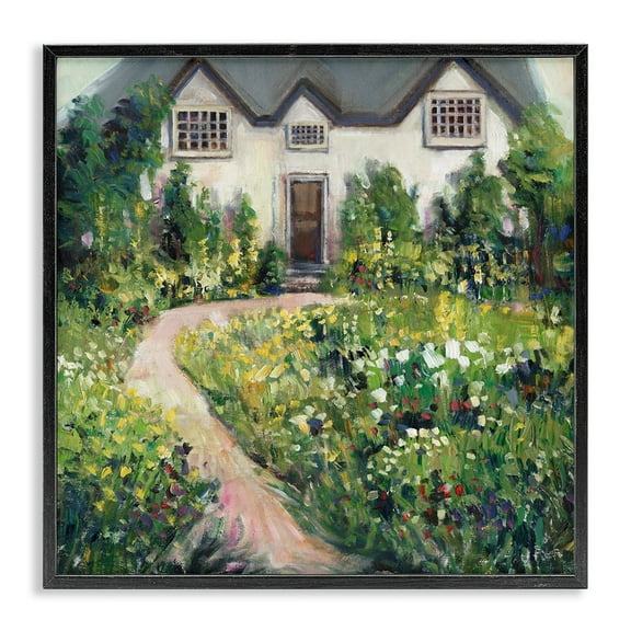 Stupell Industries Rural Floral Cottage House Garden Blooms, 12 x 12, Design by Tim OToole