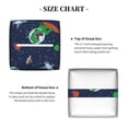 thumbnail image 5 of Kdxio Dinosaur Astronaut Print Tissue Box Cover,Square Decorative PU Leather Facial Paper Case Organizer Holder Dispenser for Bathroom,Night Stands,Desk,Car 5.2''X5.2''X5.2'', 5 of 8