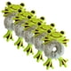 thumbnail image 2 of Ligas para cabello liso DonaFrog 5Pzas Rana Verde/Gris Felpa Elástica., 2 of 2