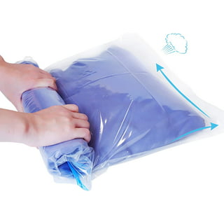 12 Compression Bags for Travel, Roll Up Space Saver Bags for Travel(6M,6L),  Saves 80% of Storage Space, Travel Compression Bags for Packing & Clothes,  No Pump or Vacuum Needed