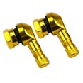 thumbnail image 2 of 2 piezas de herramientas de reparación CNC de 90 degree para llantas de motocicleta de aluminio de 11,3 mm, vástagos de válvula de neumático Amarillo claro, 2 of 9