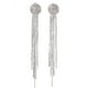 thumbnail image 2 of Pendientes para mujer, regalos para mujer, pendientes de diamantes, pendientes largos con borlas redondas y temperamento exagerado, pendientes largos, 2 of 5