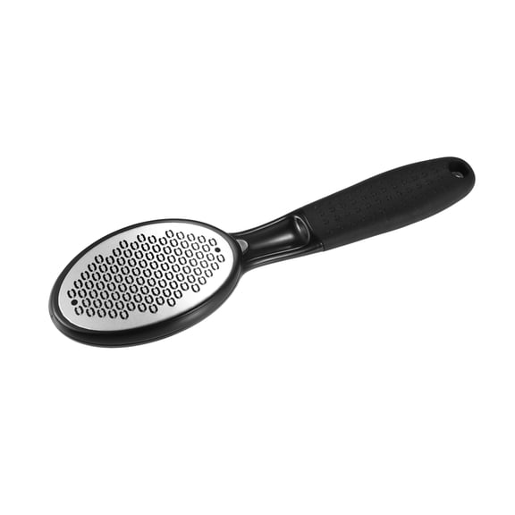 Vocoste Foot File Removes Dead Skin Pedicure Foot Scrubber Dead Skin Remover Stainless Steel Black 1 Pc