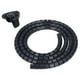 thumbnail image 1 of Organizador De Envolta De Cables En Espiral, De Gestió De Tomos De Bobinado De Cables, Color Negro, 20 Mm/0,79 Pulgadas, Para Hogar, Oficina, TV, DVD, PC, 1 of 7