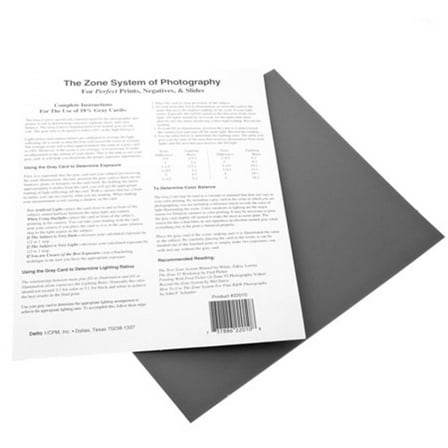 Adorama Gray Cards Exposure Aid, Pack Of Two