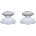 thumbnail image 4 of eXtremeRate Solid White & New Hope Gray Replacement ThumbsticksJoystick for PS5 BDM-010/020/030/040, 4 of 6