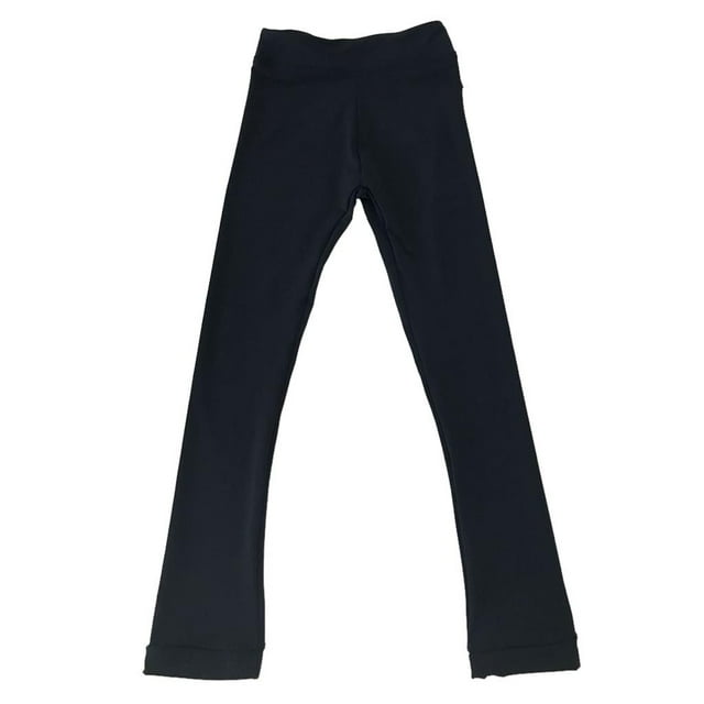 Pantalones de de patinaje de compresión sobre Leggings de entrenamiento de patinaje artístico Medias negras 130 shamjiam Conjunto de pantalones de patinaje