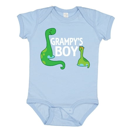 

Inktastic Grampy s Boy Grandson Dinosaur Gift Baby Boy Bodysuit