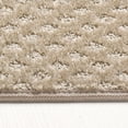 thumbnail image 5 of Pure Era Bullnose Carpet Stair Treads Cover 16Pcs Indoor Rug Set 9.5" x 30" Plaid Pattern Self Adhensive Backing(Set of 16,Cream Gray Mini Diamond Trellis), 5 of 12