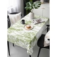 thumbnail image 2 of Watercolor Forest Sage Green Rectangle Tablecloth, Abstract Art Modern Trees Waterproof & StainResistant Tablecloth, Washable Oil-proof Table Cover for Dining/Party/Wedding/Camping/Buffet 54x108 In, 2 of 9