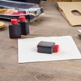 thumbnail image 4 of Bento Tek 1 oz Translucent Plastic Soy Sauce Bottle - with Red Cap - 1 1/2" x 3/4" x 2 1/4" - 100 count box, 4 of 4
