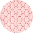 thumbnail image 1 of Ahgly Company Indoor Round Trellis Red Contemporary Area Rugs, 7' Round, 1 of 4