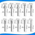 thumbnail image 2 of Juego de 20 brocas de grabado de carburo HSS para fresadora, vástago de 1/8 de pulgada (3 mm), para herramientas rotativas., 2 of 5