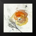 thumbnail image 2 of Loreth, Lanie 12x12 Black Modern Framed Museum Art Print Titled - Yellow Poppy II, 2 of 5