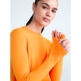 thumbnail image 4 of Free Assembly Women's and Women's Plus Cashmere Sweater with Long Sleeves, Sizes XS-4X, 4 of 5