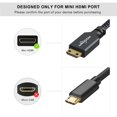 thumbnail image 5 of <a>Mini HDMI to HDMI Adapter, Mini HDMI Male to full HDMI Female Cable Adapter, 5 of 5