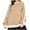Yellow, variant on Quinlirra Fall Sweatshirts for Women Women's Round Neck Long Sleeved Top With Slit Hem Sweatshirt