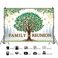 thumbnail image 2 of SUNOLIFE Family Reunion Backdrop Banner We are Family Background for Family Gathering Party Decorations 8x6ft, 2 of 3