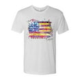 thumbnail image 2 of Wild Bobby, Colorful Neon Flag, Streetwear, Men Premium Tri Blend Tee, Heather White, Medium, 2 of 3