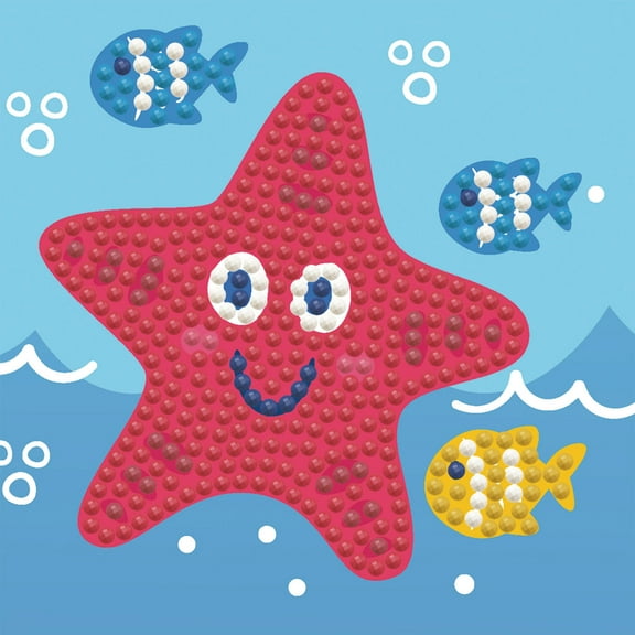 Diamond Dotz Happy Star Fish - Framed Diamond Painting Kits for Adults - Diamond Art Kits a Relaxing Creative Craft Kit with Dotz Gems