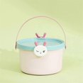 thumbnail image 1 of 2PCS Toy Bins Building Blocks Organizer Toy Storage Bucket Snack Bucket Child Plastic Sand Toys Bucket Water Bucket,A, 1 of 5