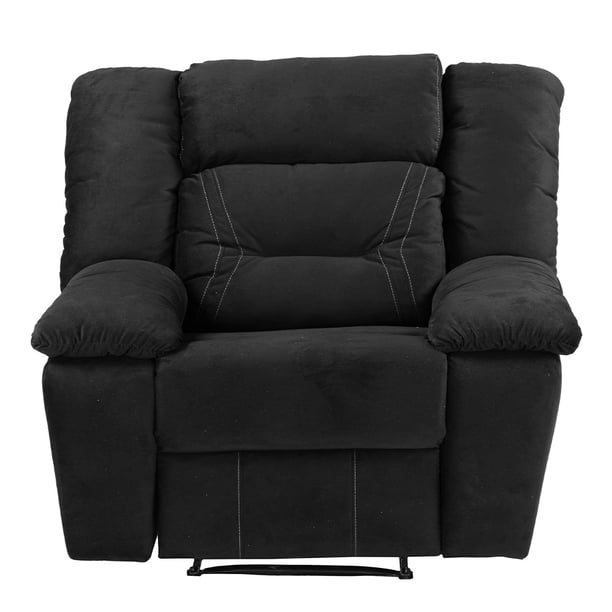 Sillón Reclinable Mecedora TRINITY Bumers 1 Plaza Rudd Black