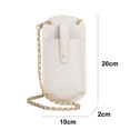 thumbnail image 2 of Hukapapa Bolso pequeño portátil para teléfono móvil Lindo mini bolso de hombro para niñablanco, 2 of 5