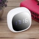 thumbnail image 4 of Verdant Touch Reloj despertador digital para el hogar, multifuncional, LED, para escritorio, maquillaje, superficie de espejo, reloj silencioso digital para dormitorio, blanco, 4 of 10