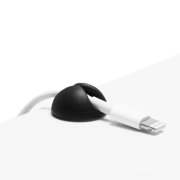 Bluelounge Cabledrop Minis Cord Management, Black, Pack of 9