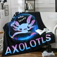 thumbnail image 2 of Axolotl Blanket for Girls, Just A Girl Who Loves Axolotls Gifts, Soft Cozy Flannel Throw Blanket Suitable for Sofa Bed Plush Blankets 40X50 Inch Small Kids Toddler Blanket, 2 of 6