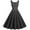 Black, variant on Dpytoraw Women Casual Sleeveless 1950s Housewife Evening Party Prom Dress Womens Dresses