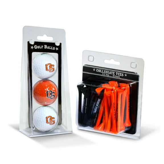 Oregon State Beavers 3-Golf Ball & 50-Golf Tee Set