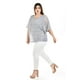 thumbnail image 2 of Blusa con diseño de encaje Roman Fashion /Tallas Extras, 241 (Gris) gris 38, 2 of 6