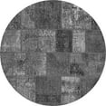 thumbnail image 1 of Ahgly Company Indoor Round Patchwork Gray Transitional Area Rugs, 6' Round, 1 of 1
