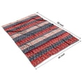 thumbnail image 4 of Red and Blue Christmas Knitted Pattern Blanket,Comfortable Soft Lamb Wool Throw Blanket,All Season,Warm Lightweight Blankets for Sofa Bed Couch Living Room Chair,40"x50", 4 of 4