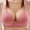 Pink, variant on Wireless Bras for Women Support Embroidered Glossy Comfortable Breathable Bra Underwear No Rims