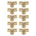 thumbnail image 3 of WORGEOUS 20 pcs  Copper Closet Door Spring Ball Catch Furniture Lock Accessories Parts, 3 of 8