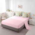 thumbnail image 5 of Erosebridal Colorful Plaid Grid Bedding Comforter Set for Girls, Pixelated Theme Miner Game Full Bedding Set, Pink Reversible, 7pcs, 5 of 6