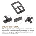 thumbnail image 3 of Uxcell 4Pack 0.63" Single Prong Belt Buckle Oval Center Bar Buckles for Belt, Black, 3 of 6