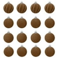 thumbnail image 2 of Viflosae Christmas Ornaments 16 Pcs Velvet Christmas Balls Flocked Christmas Tree Ball Ornaments Plastic Balls Xmas Decorative Hanging Ornaments Christmas Tree Decoration 2.4 Inch Christmas Decoratio, 2 of 7
