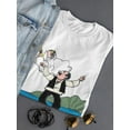 thumbnail image 3 of Not The Time For Dancing T-Shirt Women -Wilfred Hildonen Designs, Female Large, 3 of 4