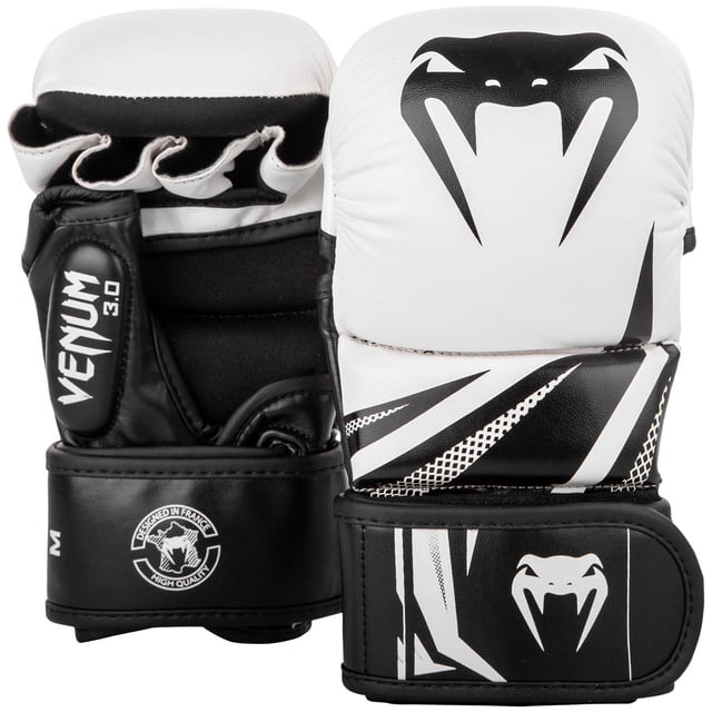 Guantes de Sparring Venum Challenger 3.0 Blanco/Negro Talle L/XL