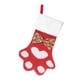 thumbnail image 1 of New Dog Claw Knitted Socks Christmas Tree Pendant Christmas Decorative Decoration Supplies Christmas Socks Gift Bag, 1 of 1