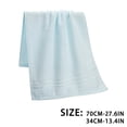 thumbnail image 3 of AUNVITO 100% Cotton Bath Towels, Light Weight, Soft, Super Absorbent and Fast Drying, No Fading Multipurpose Use for Sports, Swimming, Travel, Fitness, Yoga, Multicolor, 3 of 7