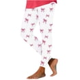 thumbnail image 2 of Neewe Women's Thick High Waist Yoga Pants,Heart Printed Tummy Control Workout Running Yoga Leggings for Women, 2 of 6