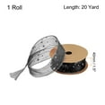 thumbnail image 2 of 1.5 Inch 20 Yard Star Organza Sheer Ribbon Sparkly Snow Yarn Ribbon Black for Gift Wrapping Cake Box Bow, 2 of 6
