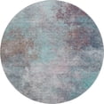 thumbnail image 2 of Addison Rugs Mayfield Premium Machine Washable Transitional Abstract Teal Round Rug, 8' x 8', 2 of 6