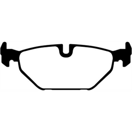 Saab Rear Brakes - EBC 99-01 Saab 9-5 2.3 Turbo (Aero) Greenstuff Rear Brake Pads